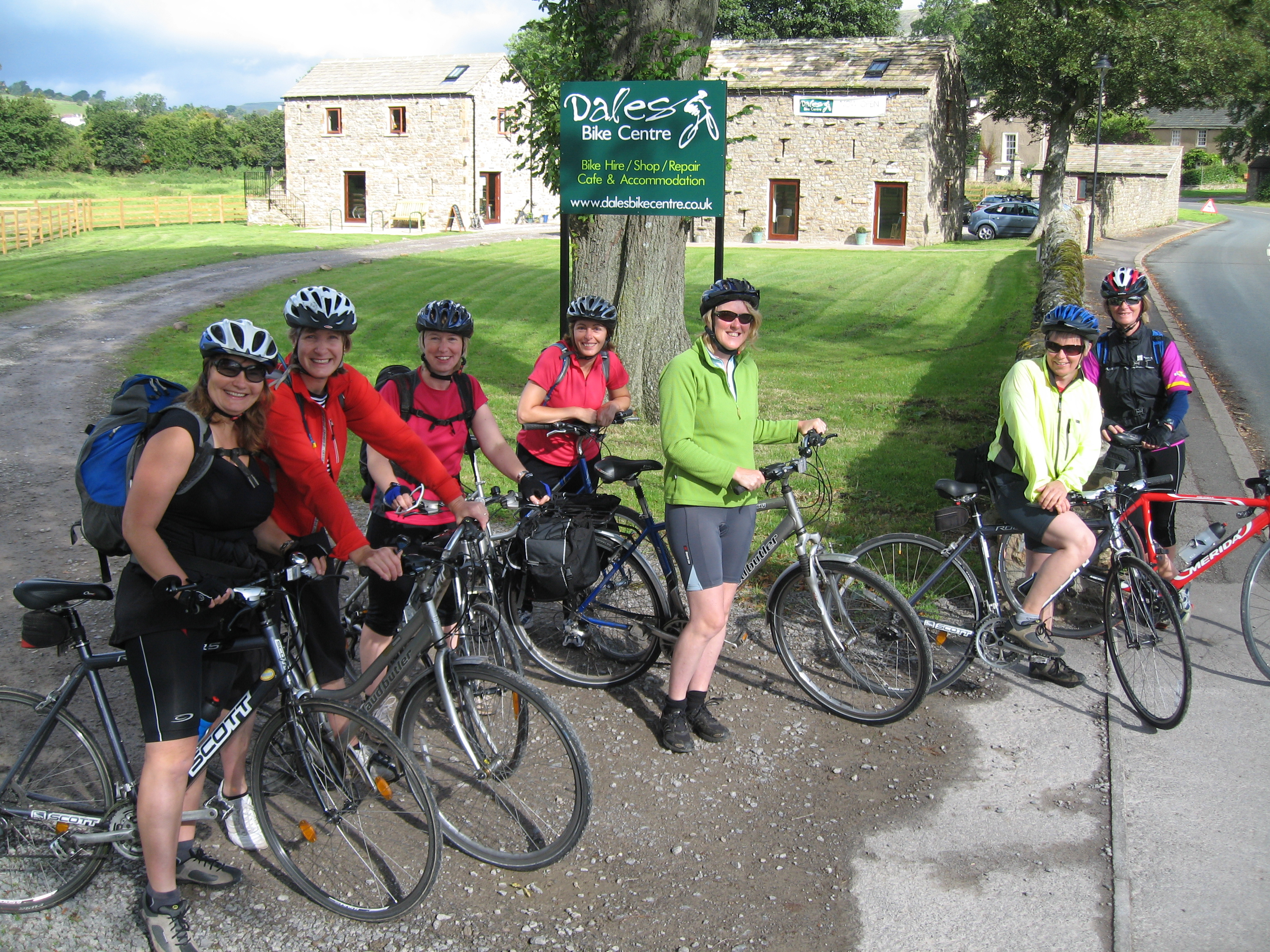 Heading out from the Dales Bike Centre